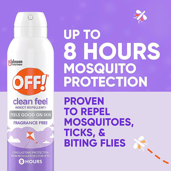 Off! Clean Feel Insect Repellent Aerosol - Fragrance Free - 5 oz image number null