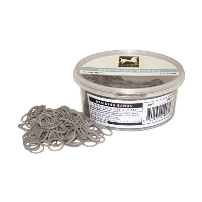 Jacks Manufacturing Braiding Bands - 800-Pack image number null