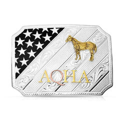 Montana Silversmiths AQHA All American Silver Buckle