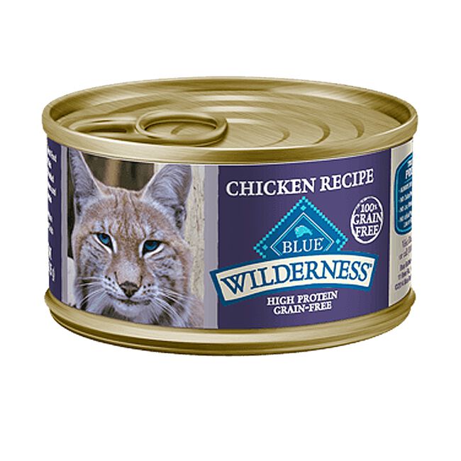 Blue Buffalo Wilderness Chicken Recipe Canned Cat Food  image number null