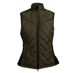 Back on Track Women's Etna Heated Vest - Olive
