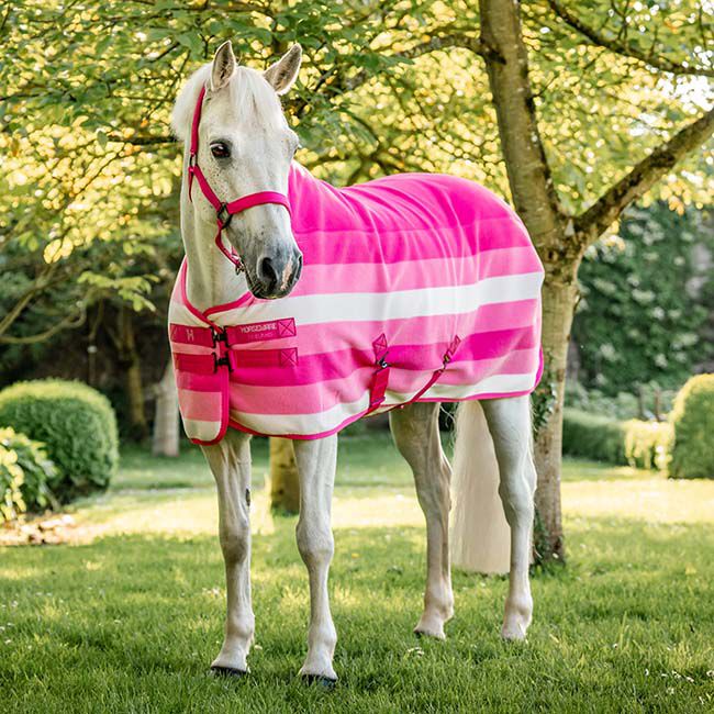 Horseware Newmarket Pony Fleece Cooler - Witney Pink image number null