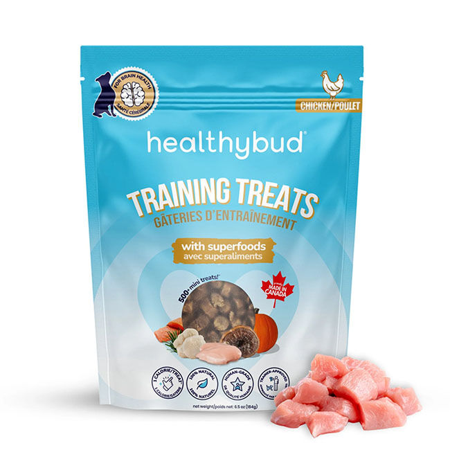 HealthyBud Mini Training Treats - Chicken Recipe - 6.5 oz image number null