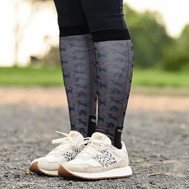 Dreamers & Schemers Boot Socks - Pair and a Spare - Laser Cats image number null