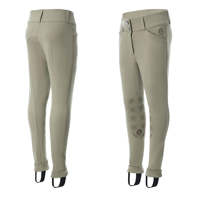 Equinavia Kids' Greta Knee Patch Jods - Tan image number null