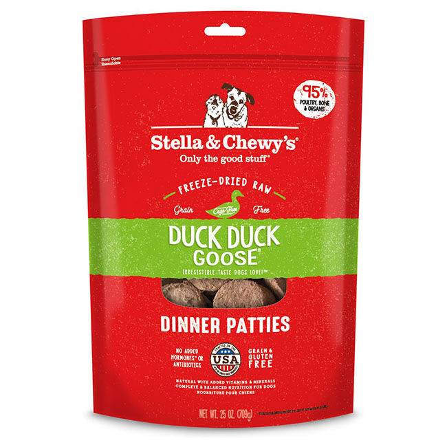 Stella & Chewy's Duck Duck Goose Freeze-Dried Dinner Patties image number null