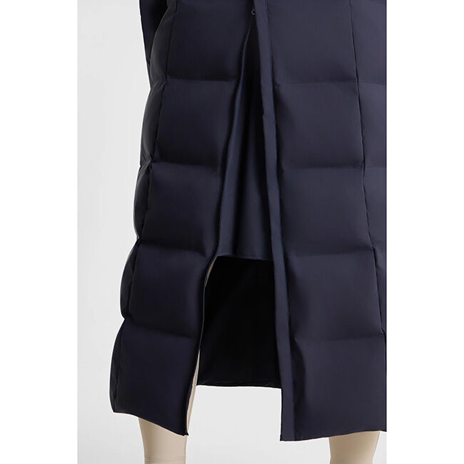 Horze Women's Paloma Long Padded Coat - Seaborne Navy image number null