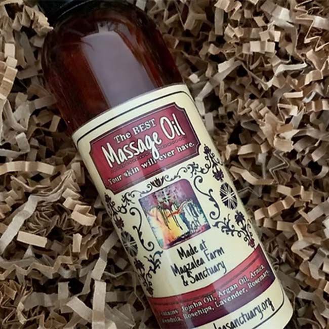 Magzalea Farm Sanctuary The Best Massage Oil - 4 oz image number null