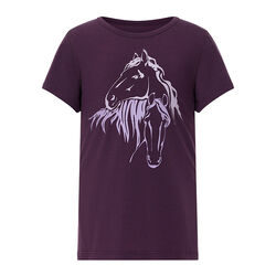 Kerrits Kids' Equine Embrace Tee - Velvet Plum