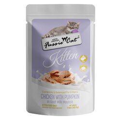 Fussie Cat Goat Milk Mousse for Kittens - Chicken with Pumpkin - 1.5 oz