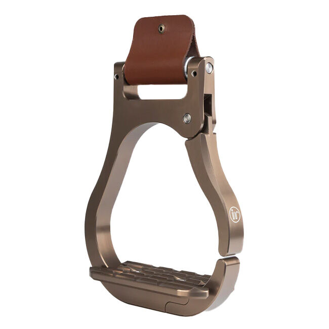 Tech Stirrups Innova Riding Wild Balance Western Straight Safety Stirrups - Bronze image number null