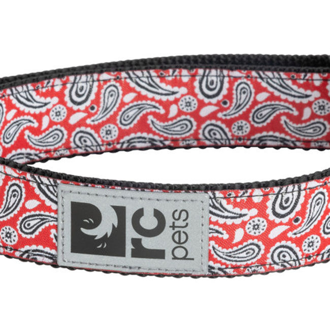 RC Pets Clip Dog Collar - Rebel Red image number null