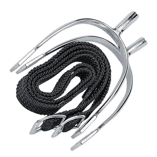 Korsteel Never Rust Prince Of Wales Spurs With Straps Women's image number null