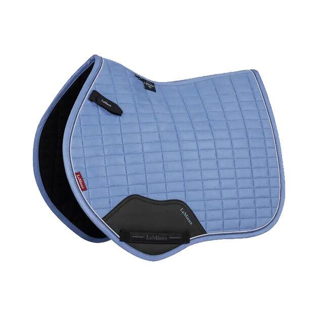 LeMieux Mini Suede Close Contact Square Pad - Powder Blue image number null