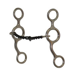Reinsman Diamond R Jr. Cowhorse Twisted Snaffle Bit