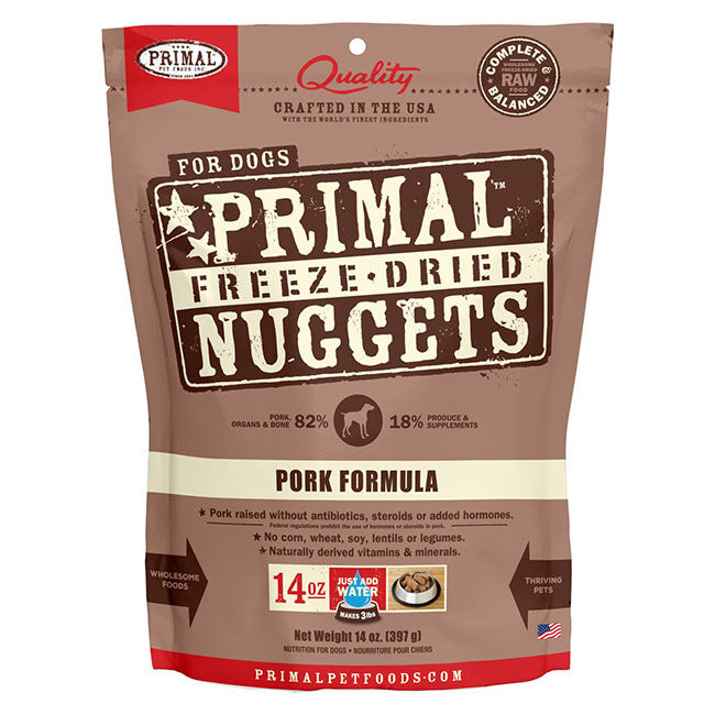 Primal Freeze Dried Pork Dog Food image number null