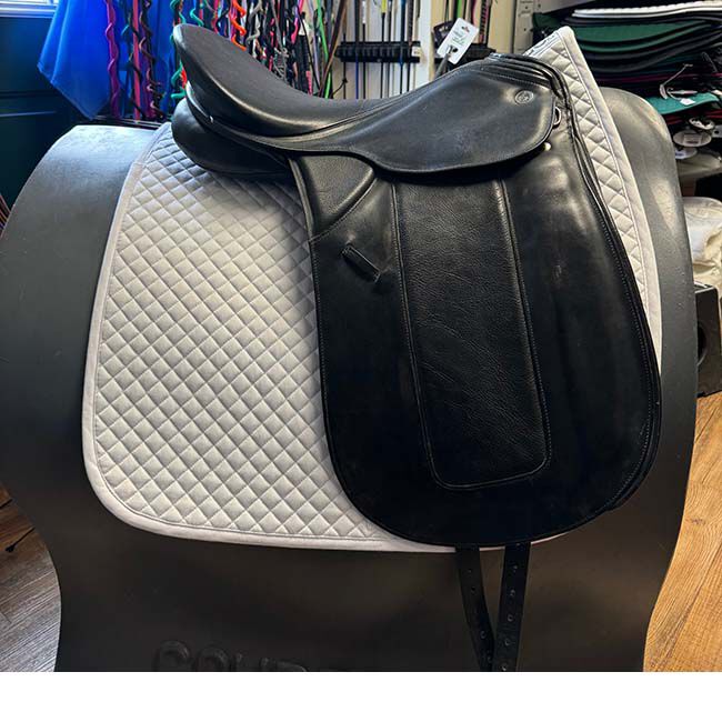Used Kieffer Rhein AJ Dressage Saddle - 17" image number null