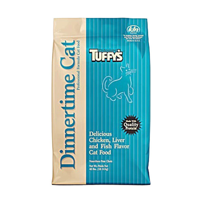 Tuffy's Dinnertime Cat Food - Chicken, Liver & Tuna Flavor - 40 lb image number null
