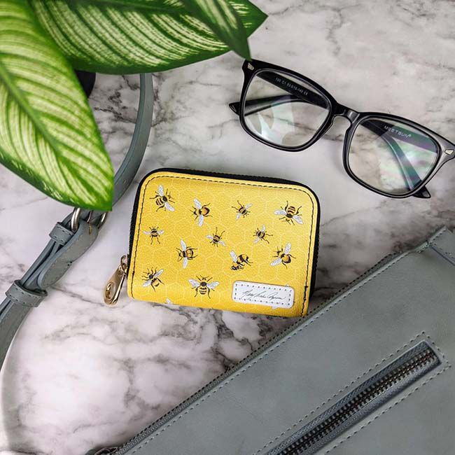 Monarque RFID Zipper Wallet - Mary Lake-Thompson - Bees image number null