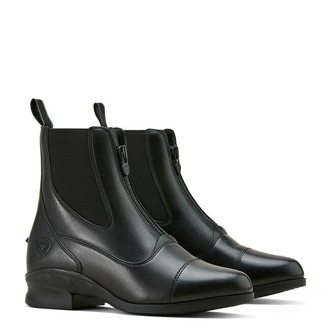 New: Ariat Women's Heritage Zip Paddock Boot - Black image number null