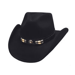 Bullhide Kids' Good Lookin' Wool Western Hat - Black