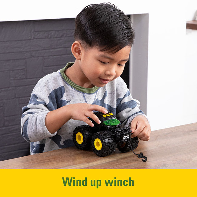 TOMY John Deere Monster Treads Lights & Sounds 6" Gator image number null
