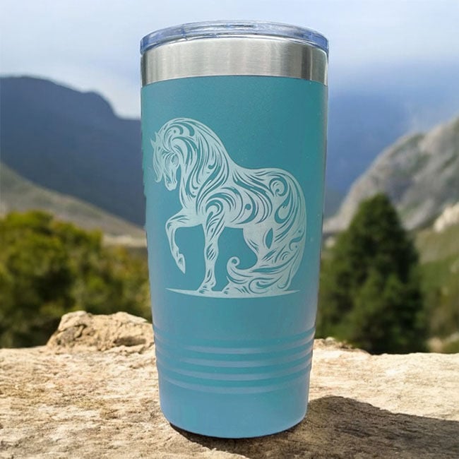 The Krafty Equestrian Travel Tumbler - Horse image number null