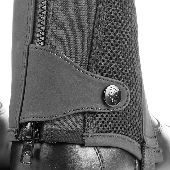 Equinavia Kids' Frida NordicAir Half Chaps - Black - Closeout image number null