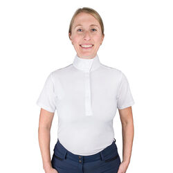 Ovation Women's Jorden II DX Short Sleeve Show Shirt - White/Sunkissed