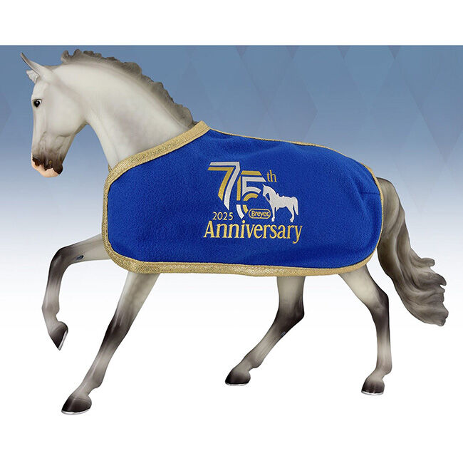 Breyer 75th Anniversary Horse Blanket - Blue image number null