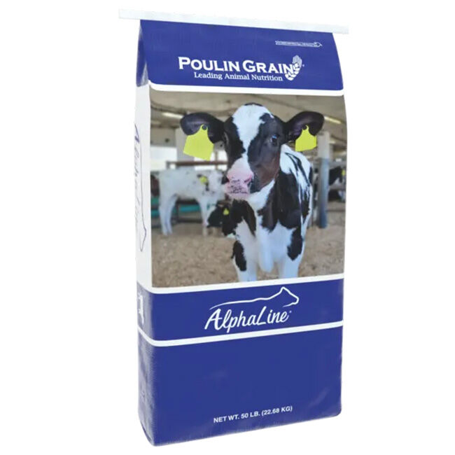 Poulin Grain AlphaLine Start Calf Starter - 50 lb image number null