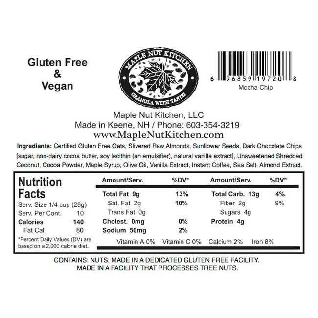 Maple Nut Kitchen Granola - Mocha Chip - 10 oz image number null