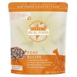 Steve's Real Food Freeze-Dried Raw Dog & Cat Food - Pork Recipe