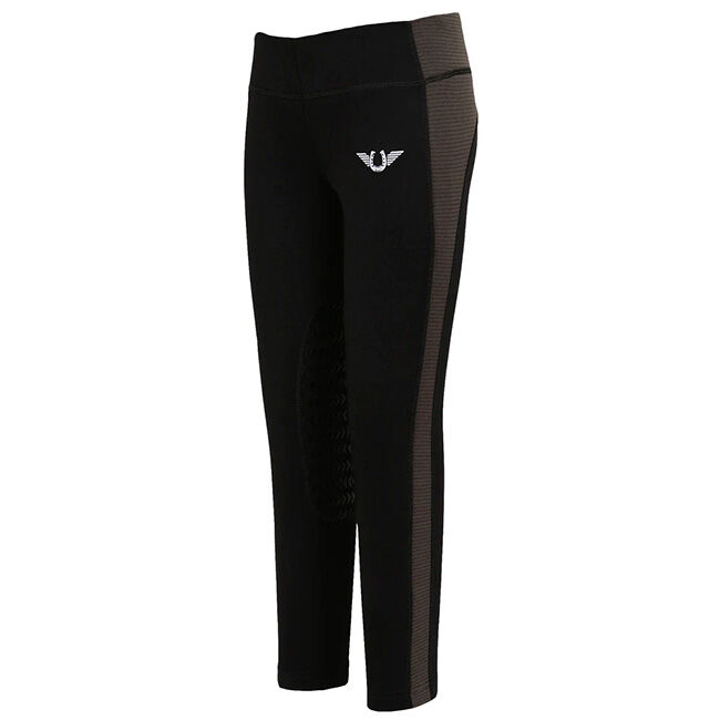 TuffRider Kids' Ventilated Schooling Tight - Black image number null