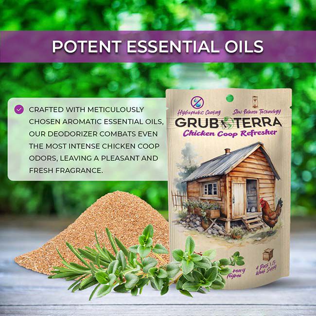 GrubTerra Coop Refresher - Rosemary Thyme - 2 oz image number null