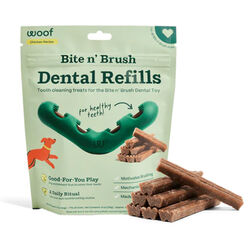 Woof Bite n' Brush Refill Treats - Chicken Recipe - 18-Pack