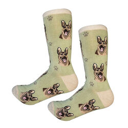 E&S Pets Unisex Novelty Crew Socks - German Shepherd