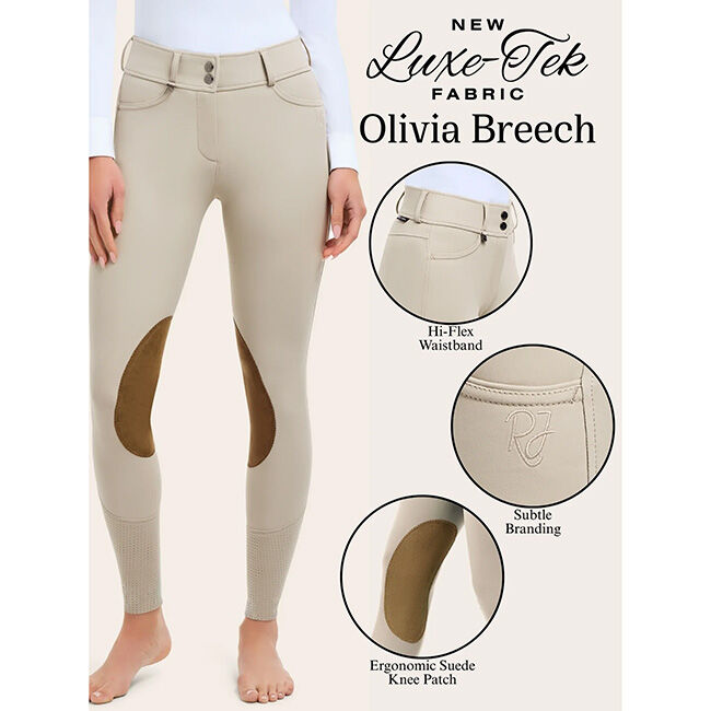 RJ Classics Women's Olivia Luxe-Tek Breech - Sand image number null