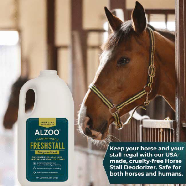 ALZOO Fresh Stall Deodorizer - Evergreen Scent - 6.6 lb image number null