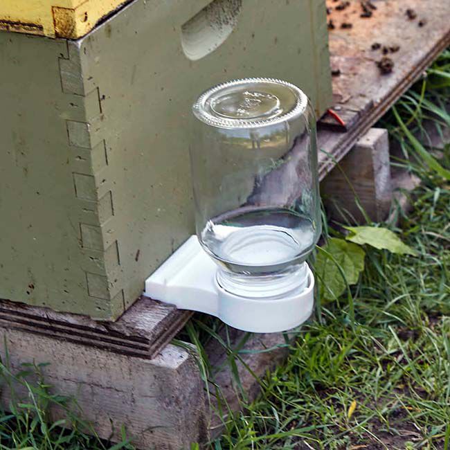 Little Giant Beekeeping Hive Entrance Feeder with Jar image number null