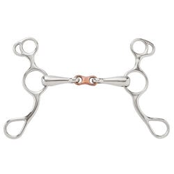 Shires French Link Sliding Gag Bit