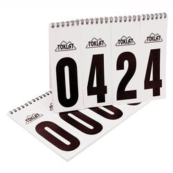 Toklat Competition Number Flip Chart - 2-Pack