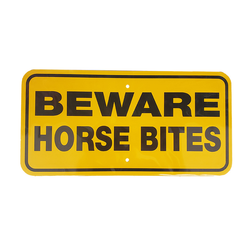 Noble Beasts Graphics Beware Horse Bites Sign The Cheshire Horse