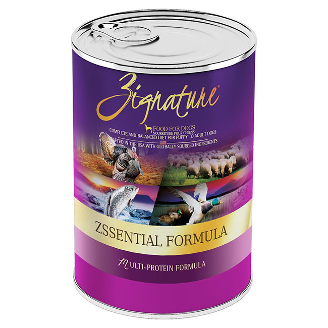 Zignature Wet Dog Food Zssential Formula 13oz The Cheshire Horse