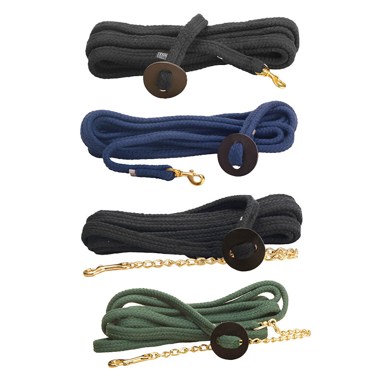 Longe D'entraînement Jeffers Equine – Coton Tressé 25 Pieds – Douce Et Durable – Neuf