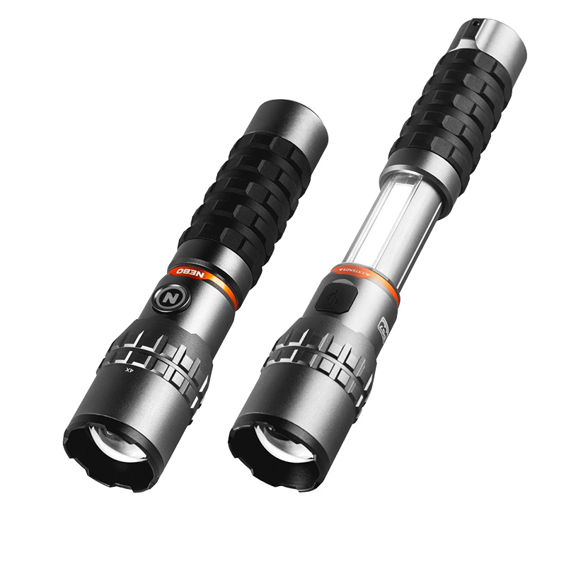 nebo flashlight bucket Mini Larry 500 With NEBOs proprietary Smart Power Control (SPC) technology Nebo ILLUMATRACE Blood Tracker Flashlight