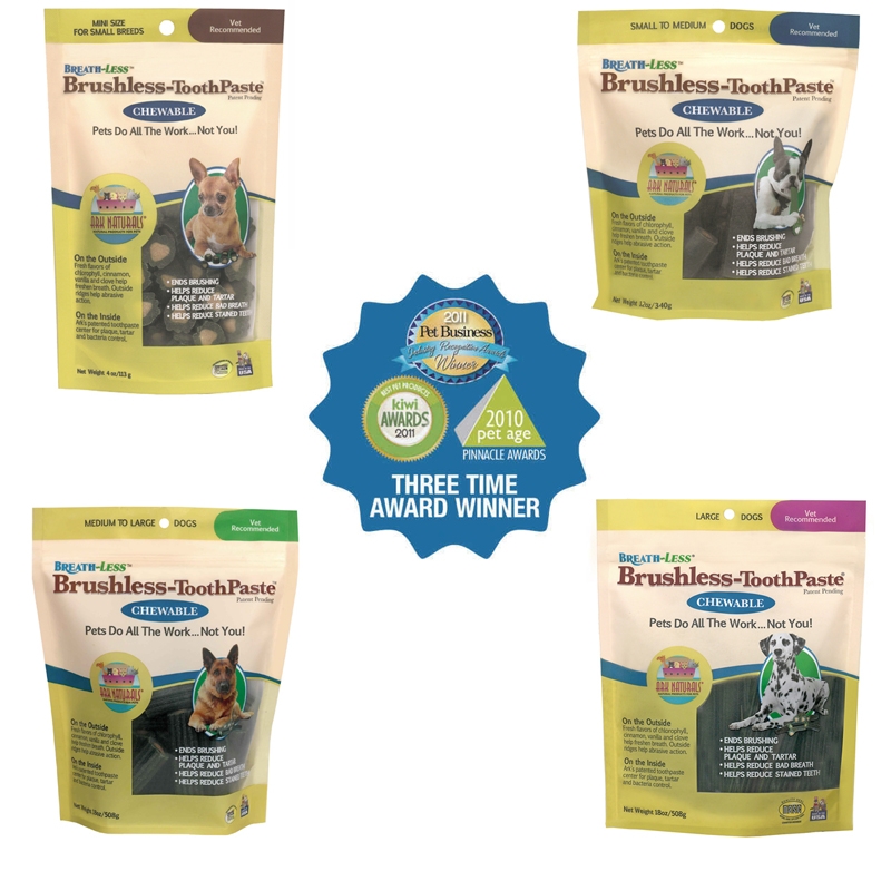 breath less brushless toothpaste chews