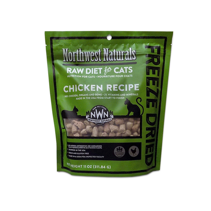 Northwest Naturals Chicken Recipe FreezeDried Cat Food The Cheshire Horse