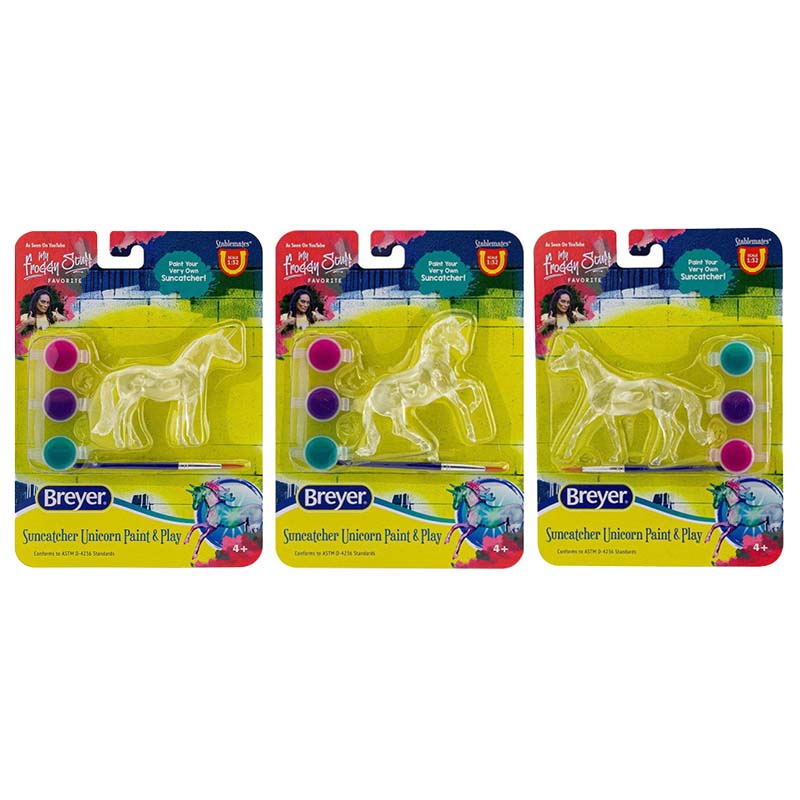 Breyer Suncatcher Unicorn Paint & Play Assorted Activity Kits The