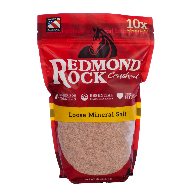 Redmond Equine Red Rock Crushed Equine Minerals 5 lb The Cheshire Horse